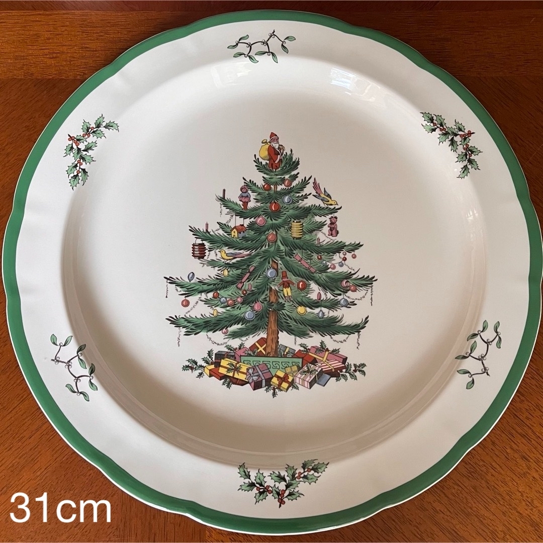 美品】英国製 スポード ☆クリスマスツリー☆パーティプレートの通販