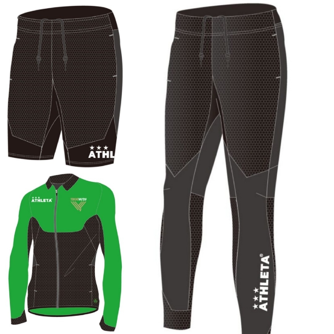 送料込☆新品未使用☆会場限定ヴェルディ☆ATHLETA選手着用モデルセット