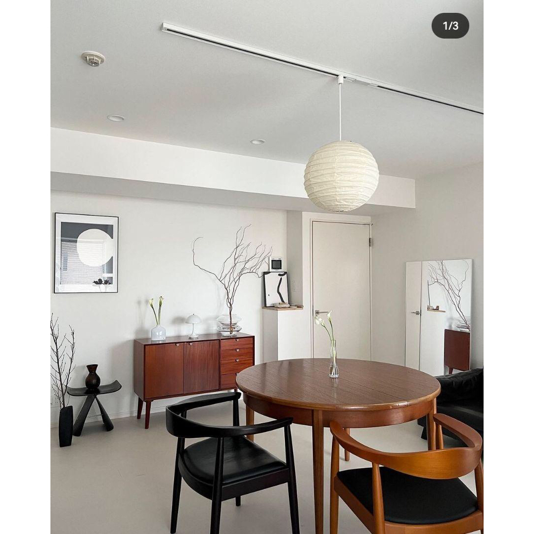 新品未使用】 イサムノグチAkari 55D LED電球付き コード長1.5mの通販