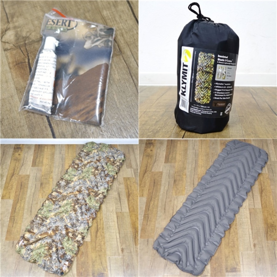 美品 クライミット KLYMIT Sleeping Pad Static V camo エアーマット
