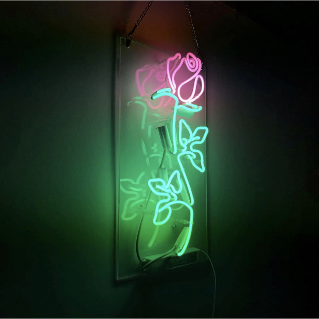 オーダーメイド ネオンサイン ROSE デザイン ネオン管 オリジナル
