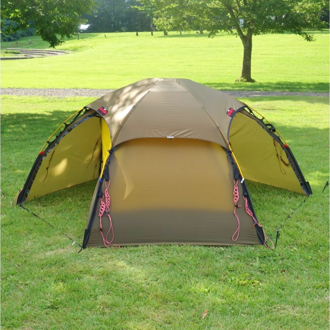 美品 ヒルバーグ HILLEBERG ALLAK2 サンド フットプリント付 アラック2