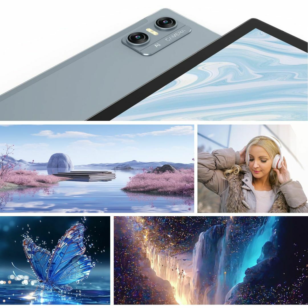 色:グレー】【FEONAL Android 14 WiFi 6 タブレット初登の通販 by 株式