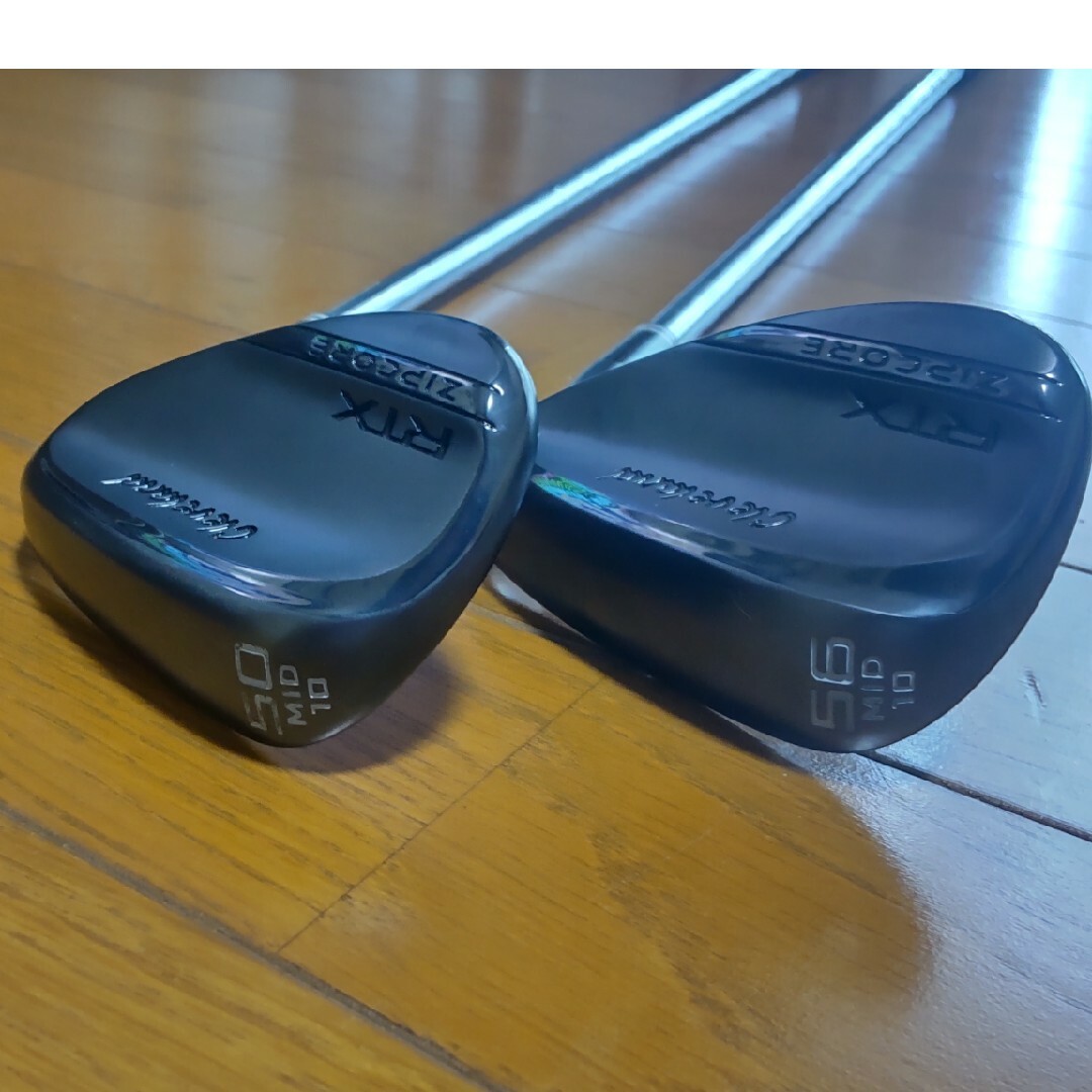 cleaveland - RTX ZIPCORE ブラックサテン ウェッジ 50/56 2本セット S
