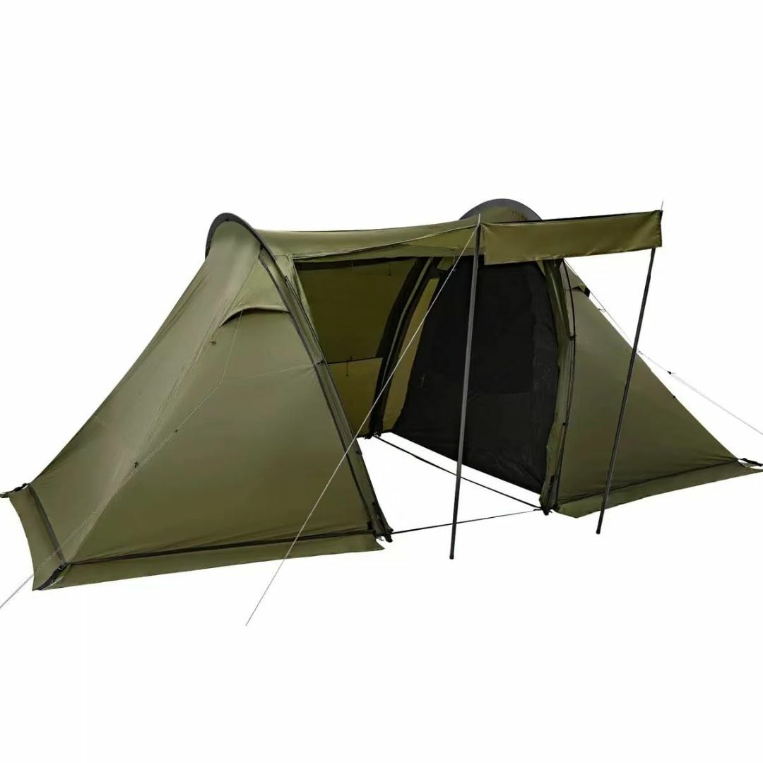色: グリーン】MC TOMOUNT トンネルテント 40Dナイロン ソロ 2の通販