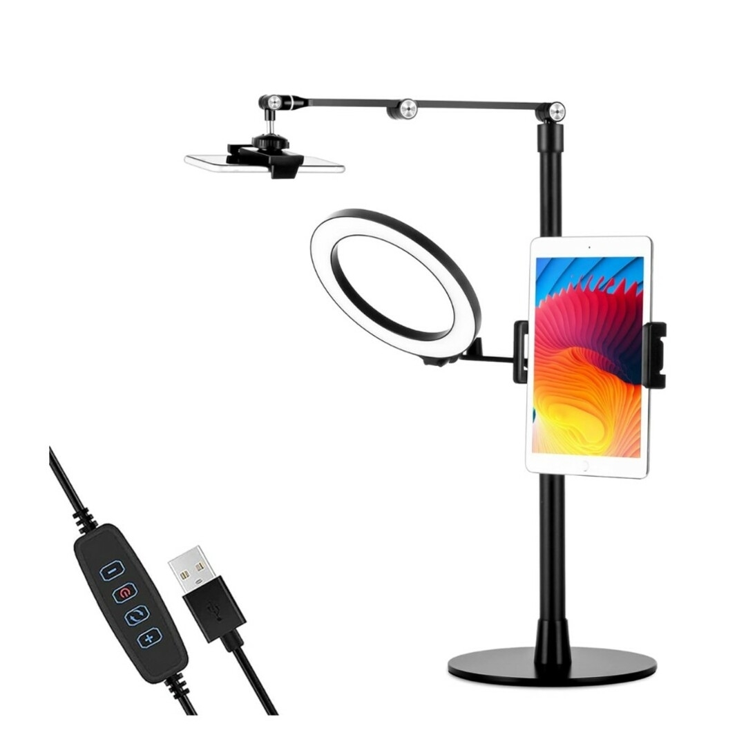 グースネックメタルスタンドマウントホルダー✨️充電用USB延長