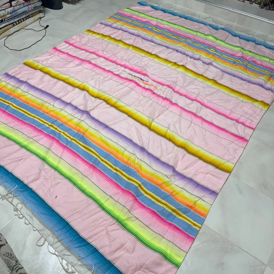 アート マルチカバー ソファーカバー ヴィンテージラグ 233x148