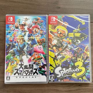 Nintendo Switch スプラトゥーン3とスマブラのセットの通販 by ただっ