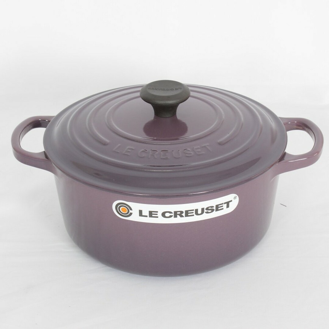 LE CREUSET - 【新品】 ル・クルーゼ ココット・ロンド 22cm カシス