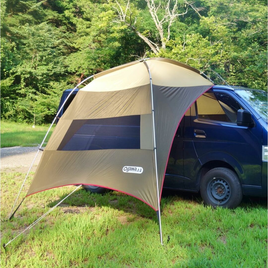 オガワ OGAWA カーサイド タープ AL 廃盤品 日除け 車中泊 キャンプ