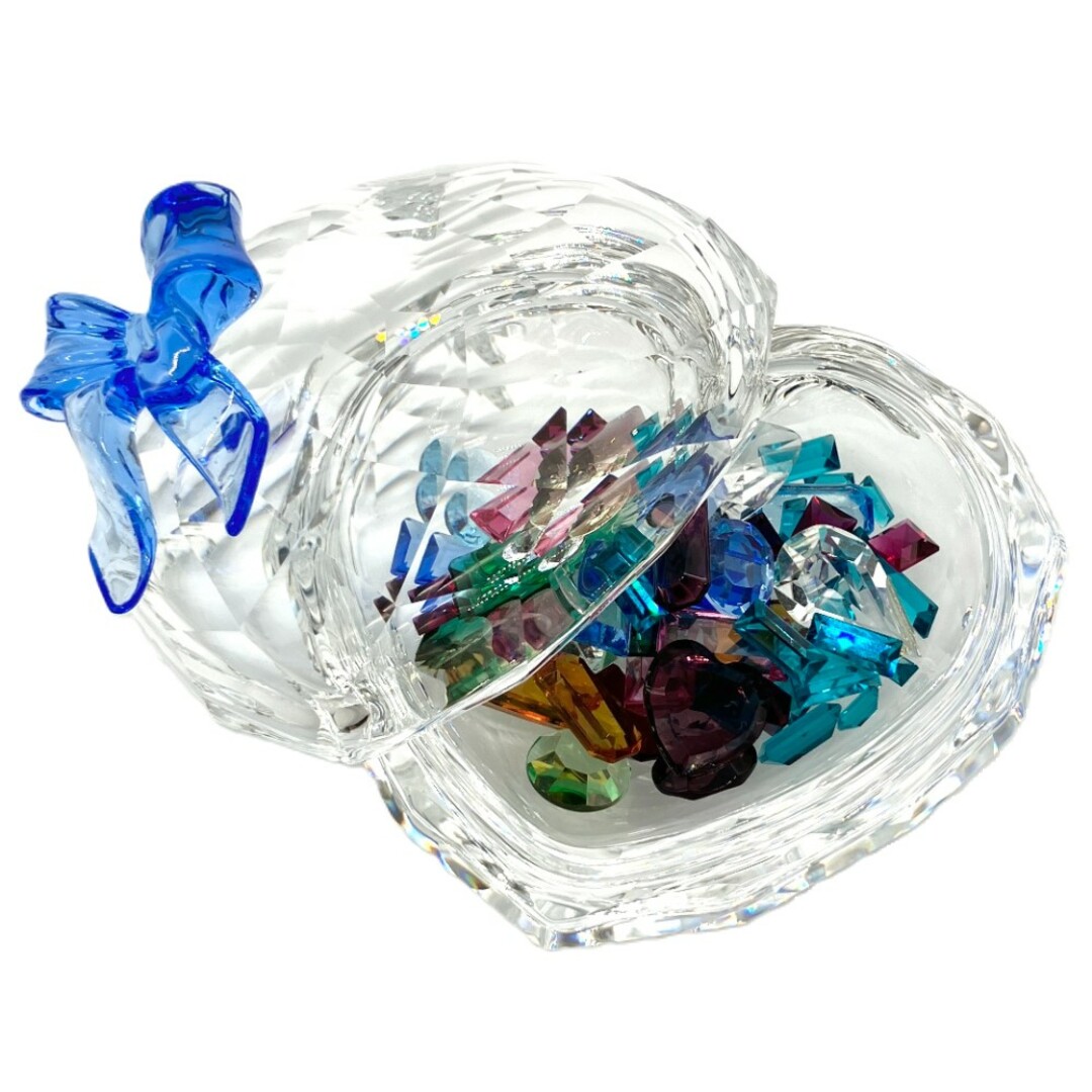 希少スワロフスキー スウィート ハート ジュエル ボックス 再お