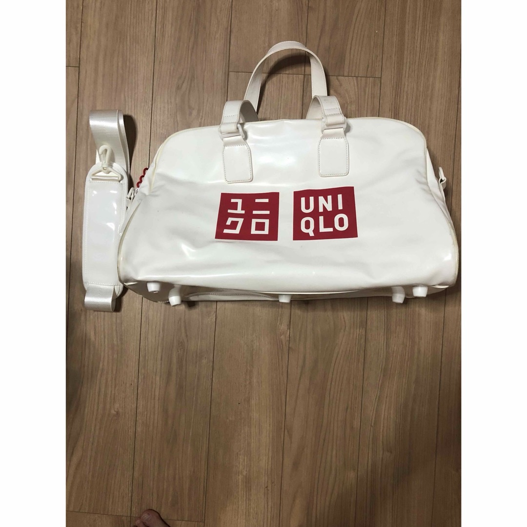 UNIQLO - ユニクロ 錦織圭 テニス エナメルバッグ ボストンバッグ 白の