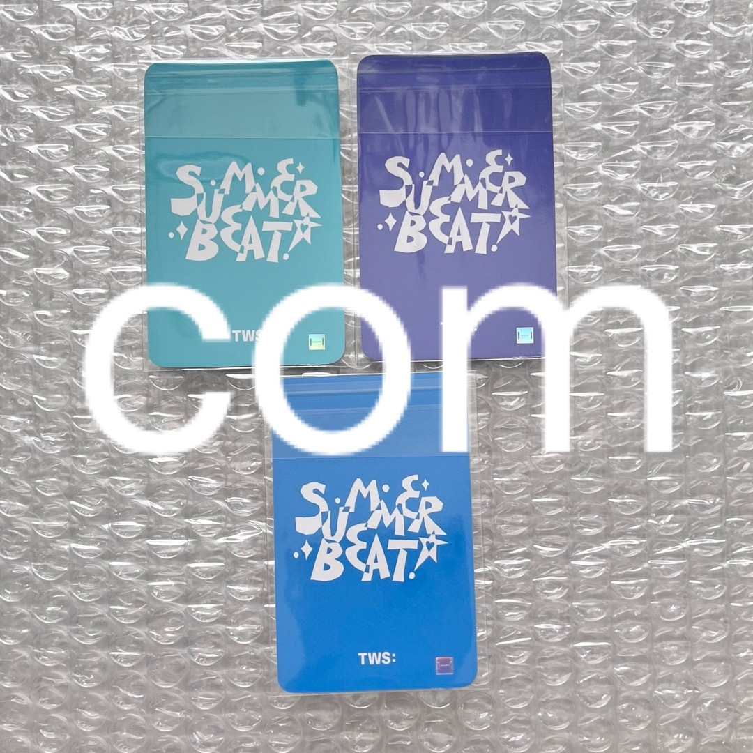 シニュ TWS summer beat トレカ ラキドロ 3枚 m2u bdmの通販 by com's