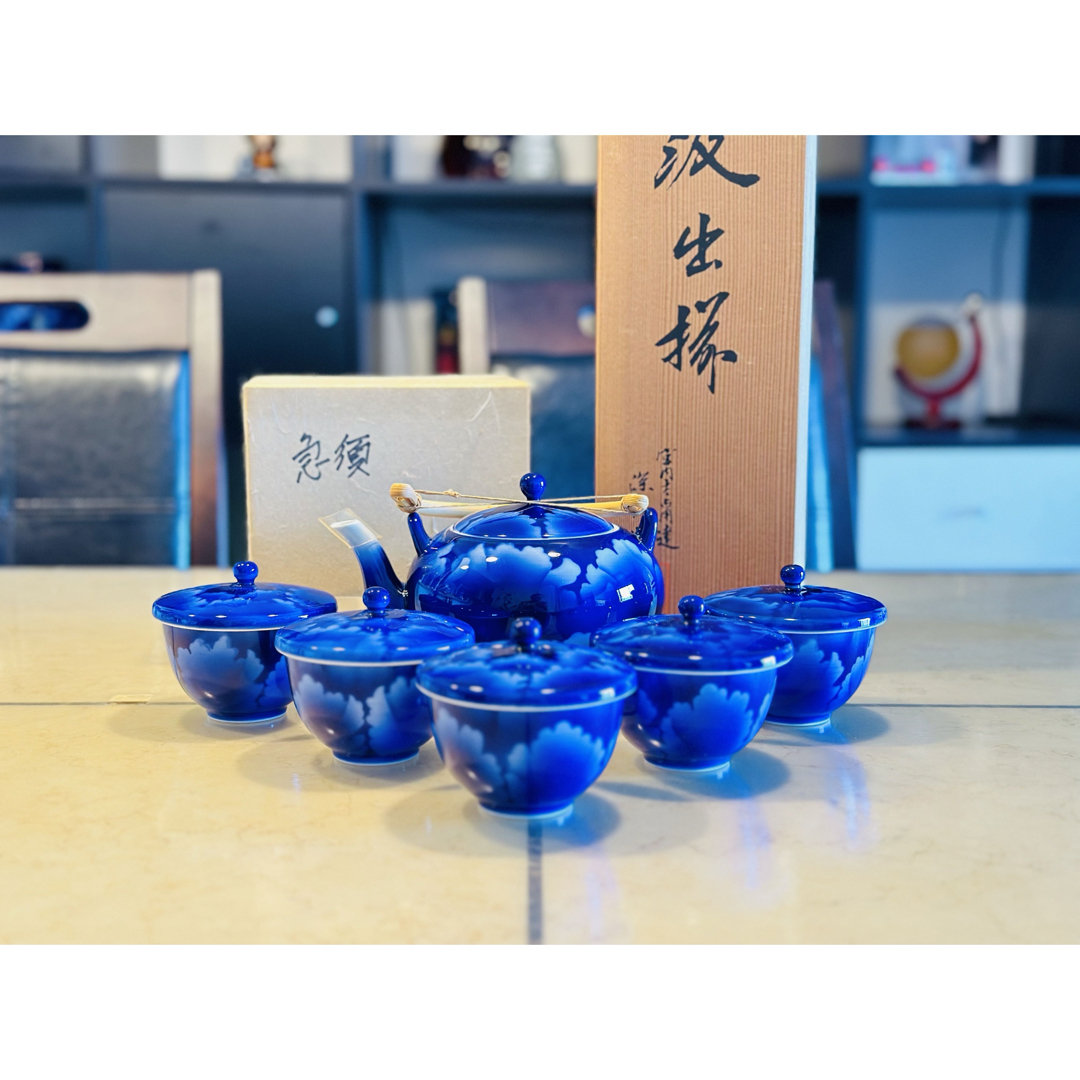 深川製磁 - 宮内庁御用達-【深川製磁】急須+湯呑みセットの通販 by HY