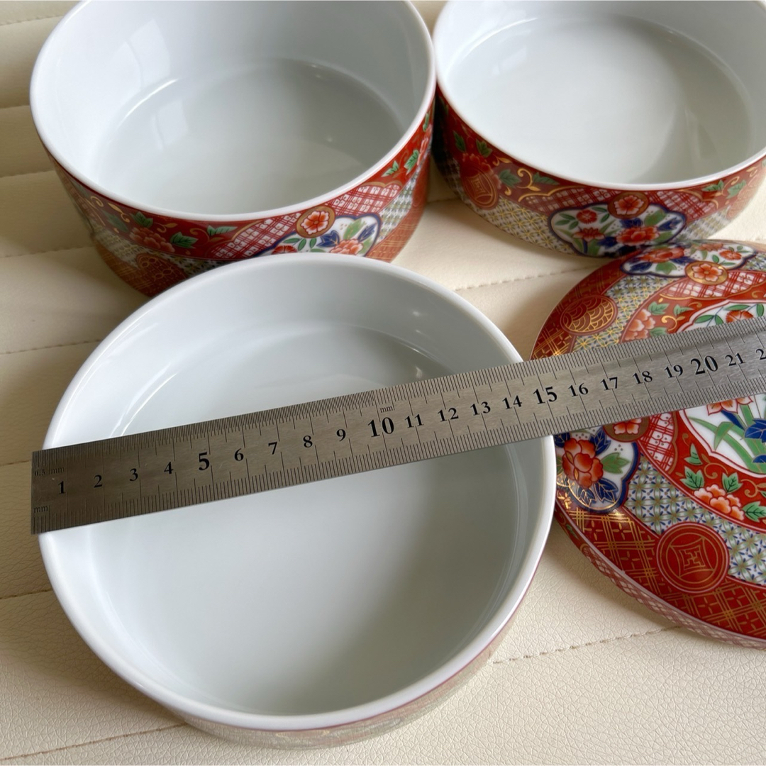 美濃焼 - 美濃焼 庫山窯 瑞祥 手まり三段重 重箱 おせち器 正月 和食器