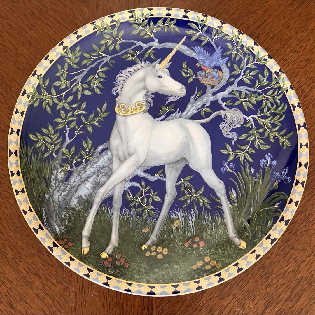 希少品】新品 フッチェンロイター☆ユニコーン☆飾り皿 5枚