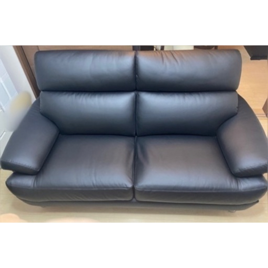 ニトリ - 直接引渡し) ニトリ 3人用合皮ソファ Nシールド＋クッション