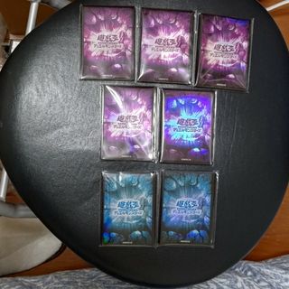 遊戯王 - 遊戯王の日 スリーブ 紫5パック青2パック新品未開封売場名