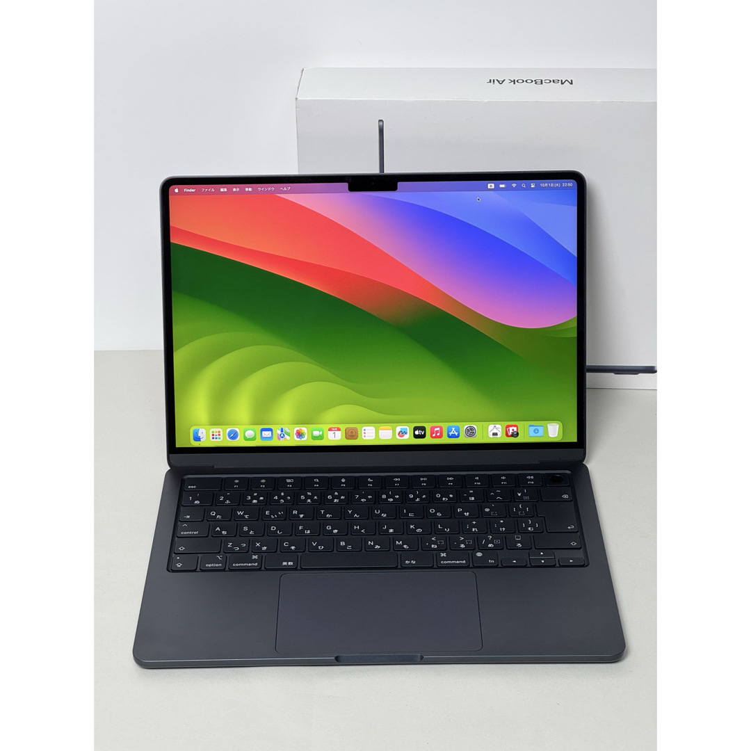 Apple - 未使用に近い Macbook Air M3 13インチ 2024 ミッドナイトの