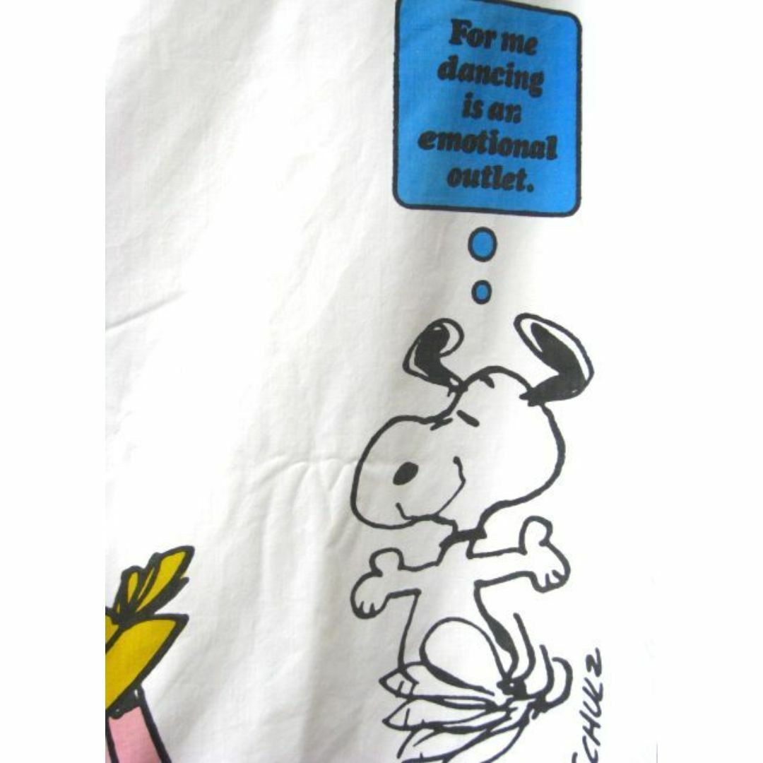 SNOOPY - ＠美品 ビンテージ スヌーピー ポリ&コットン フラットシーツ