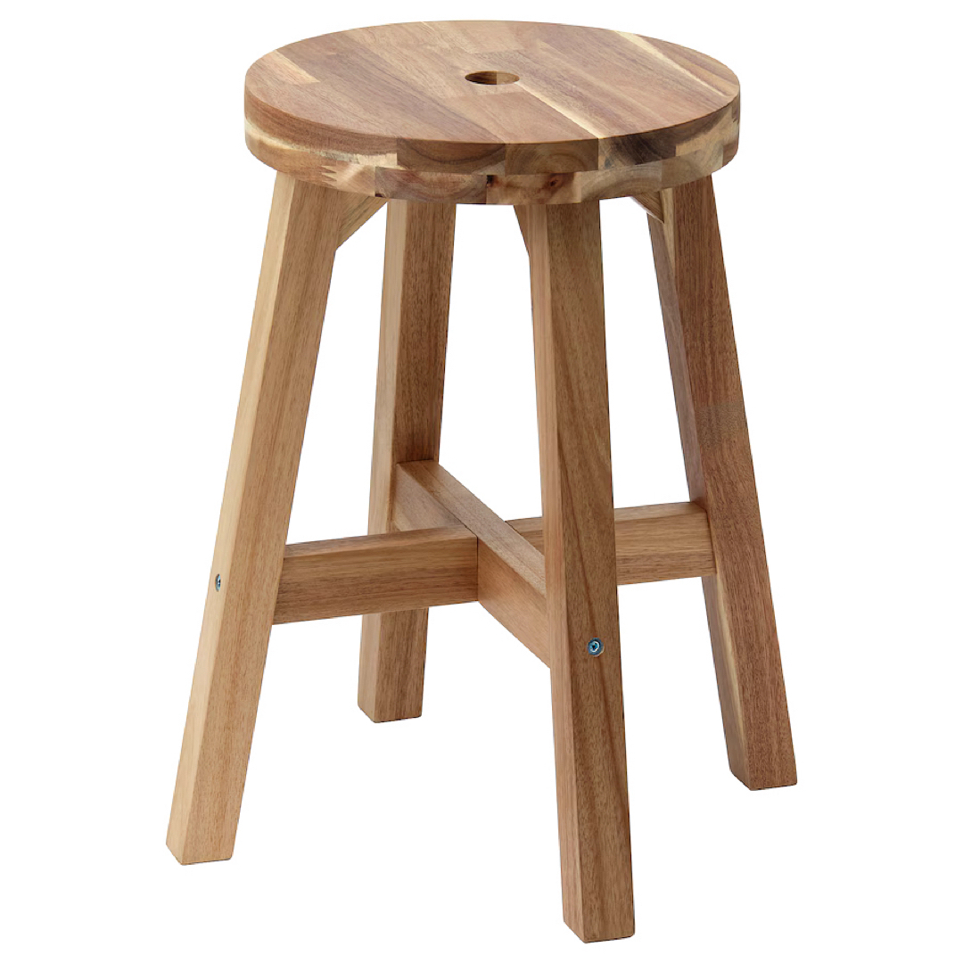 IKEA - IKEA イケア スコグスタ スツール アカシア材 2脚セットの通販
