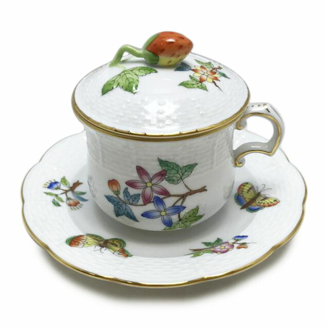 美品】HEREND ヘレンド ビクトリアプレイン シェルディッシュ プレート