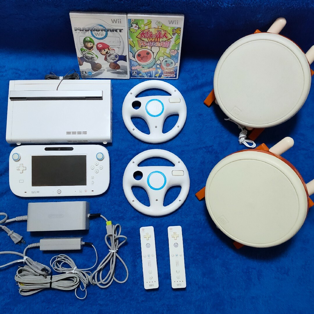 Wii U - 【太鼓の達人&マリオカートセット】Wii U タタコン ハンドル