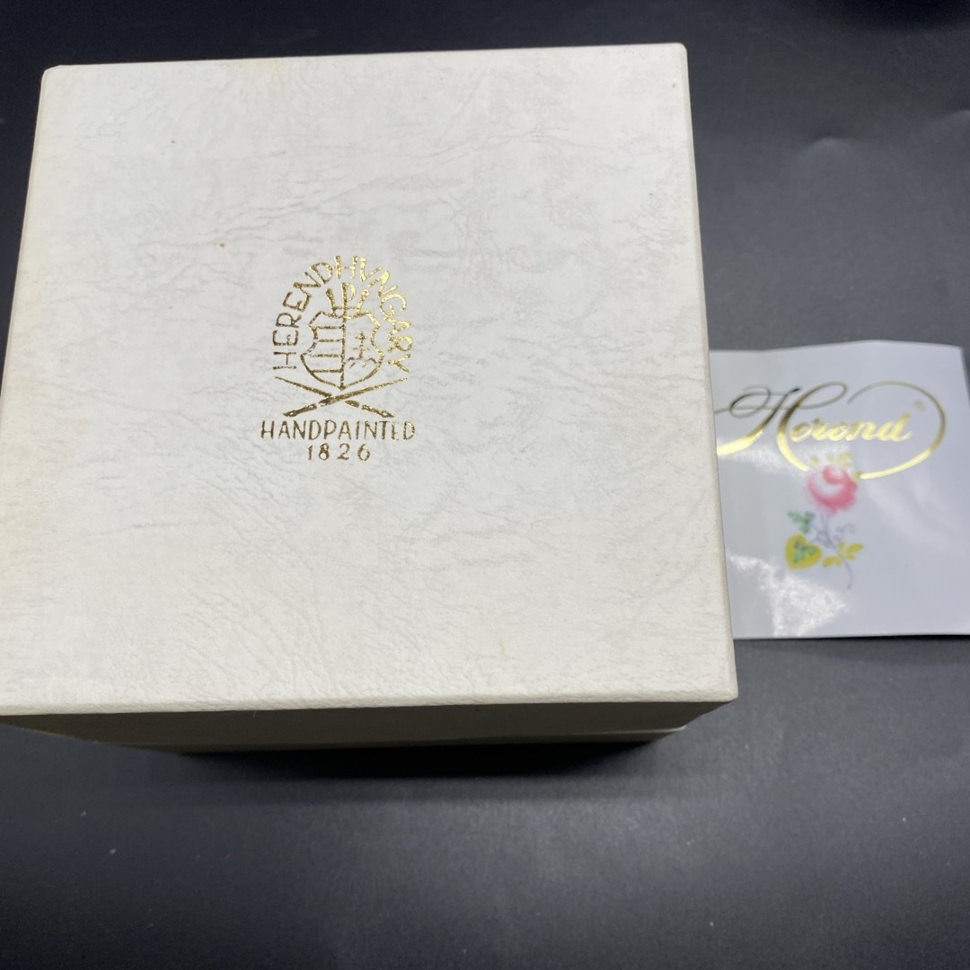 Herend - 箱付き ヘレンド ファンタジー ボンボニエール 透かし小物