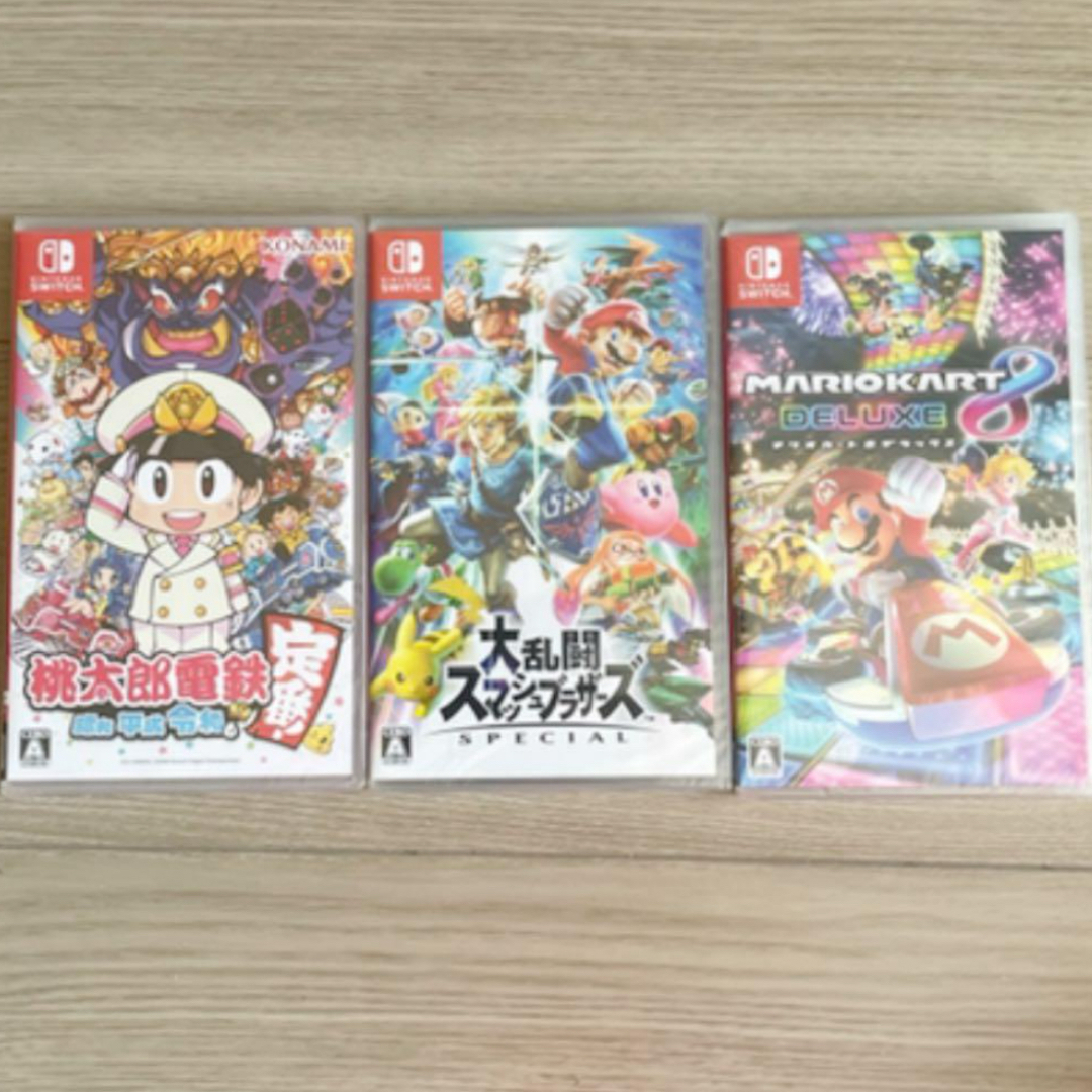 Nintendo Switch ソフト3本 新品未開封の通販 by ただっち's shop｜ラクマ
