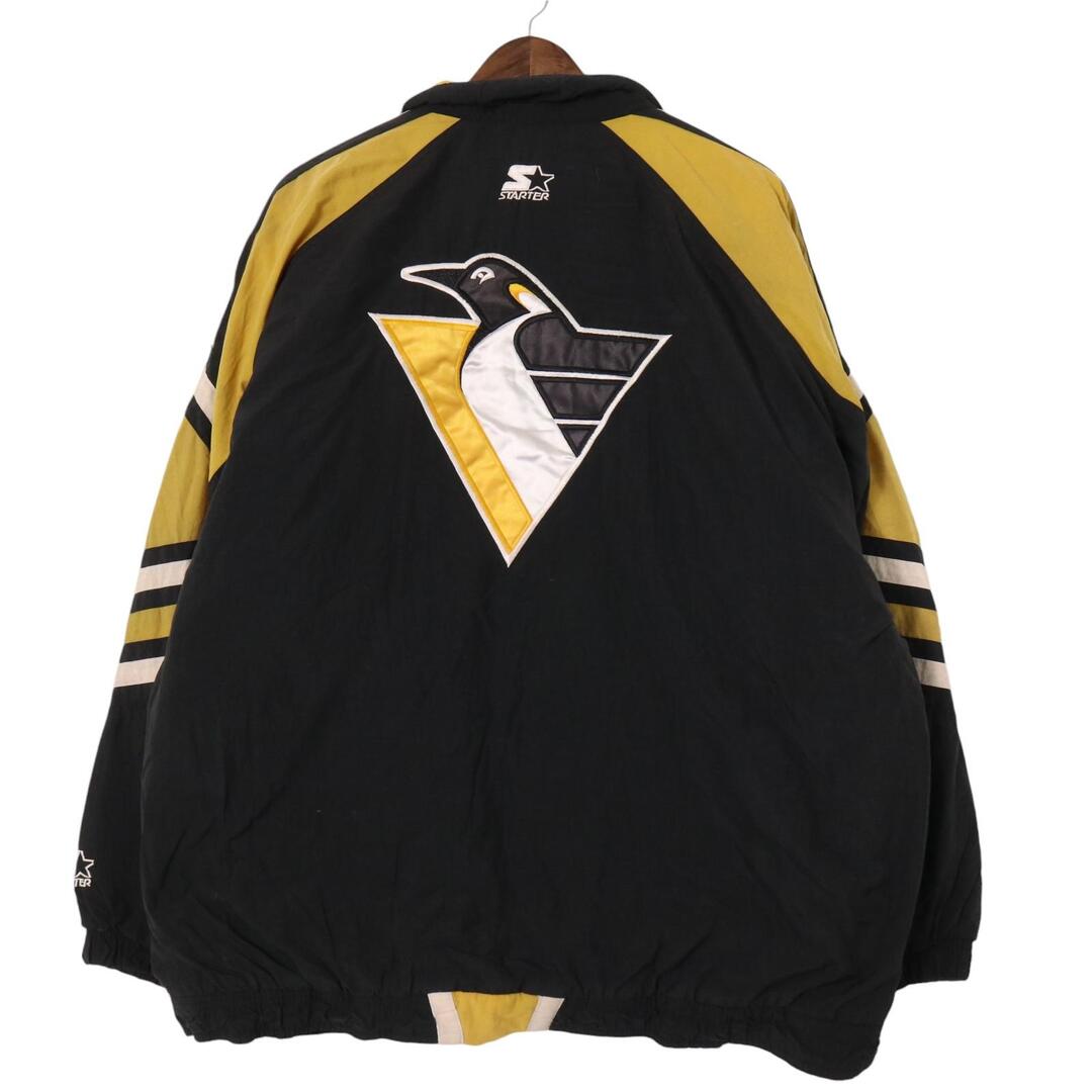 STARTER スターター NHL ピッツバーグ・ペンギンズ 中綿 ナイロン