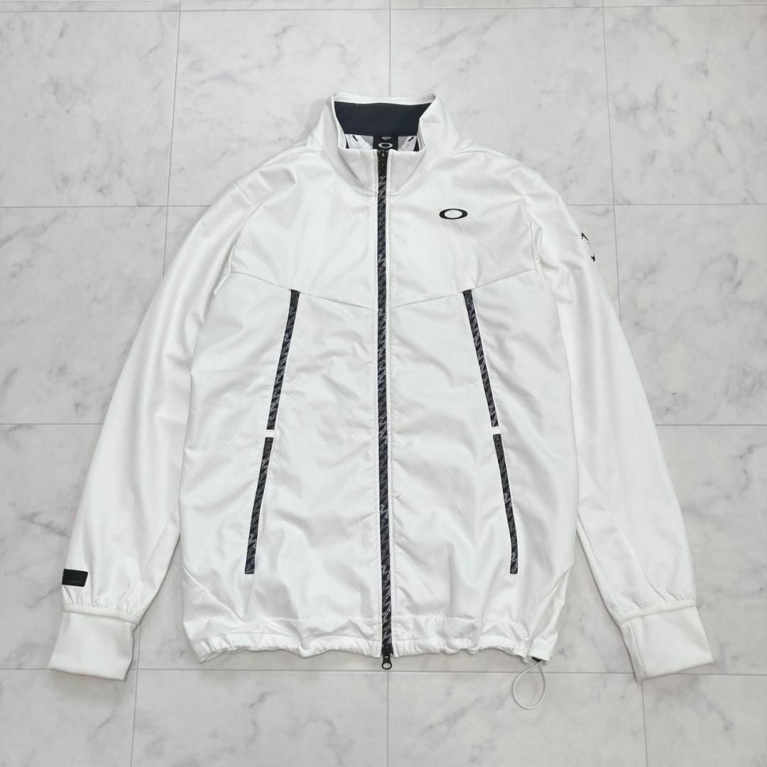 Oakley - OAKLEY GOLF トラックジャケット ブルゾン ジャージホワイトL