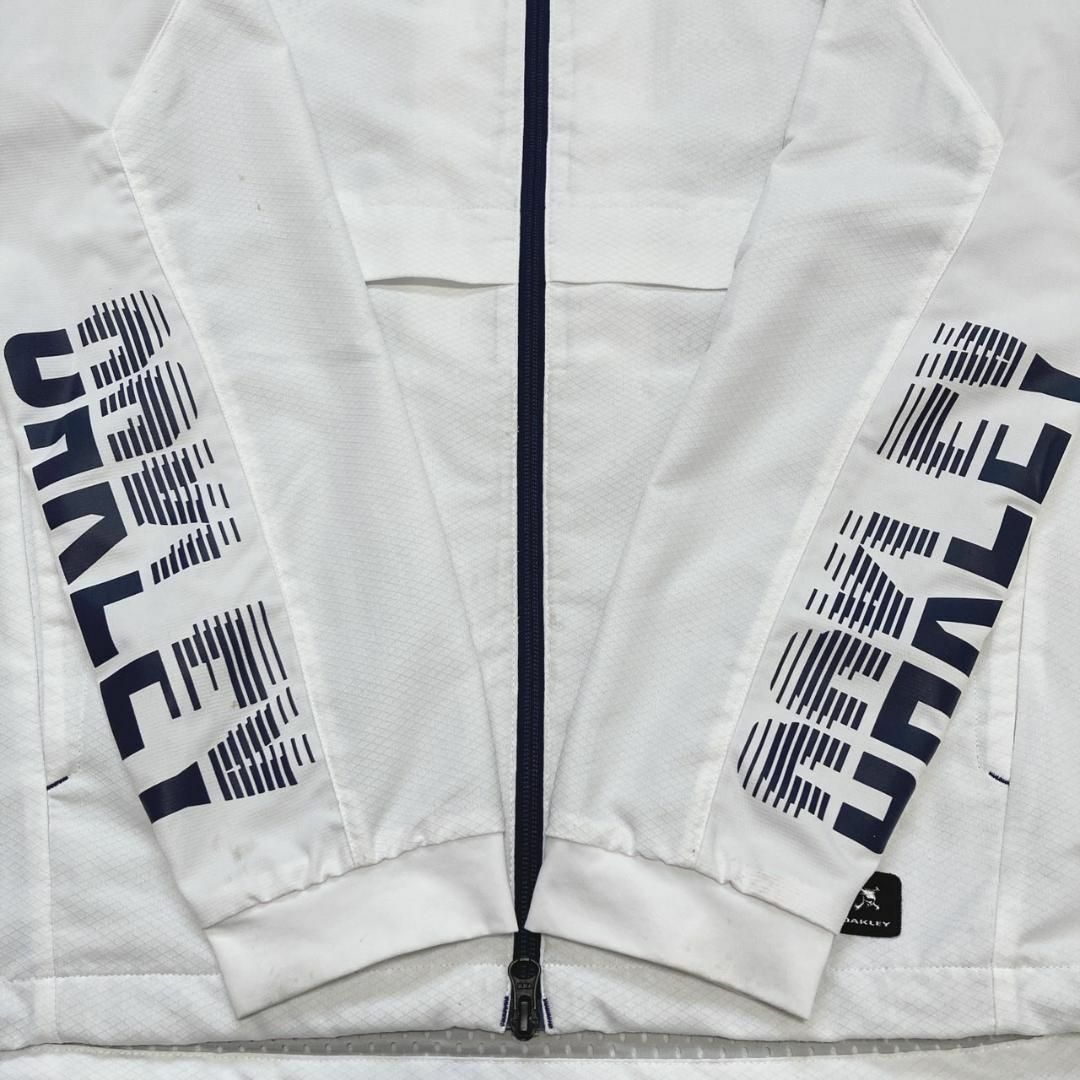 Oakley - OAKLEY スカル フルジップ ウインドジャケット 袖着脱 撥水