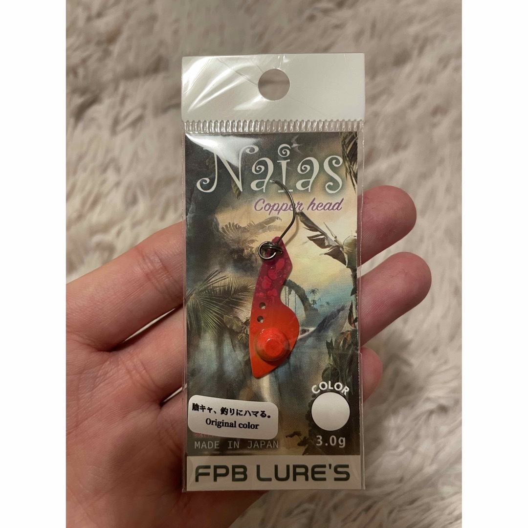 FPBルアーズ ナイアス3g アカミスキーの通販 by けい shop｜ラクマ