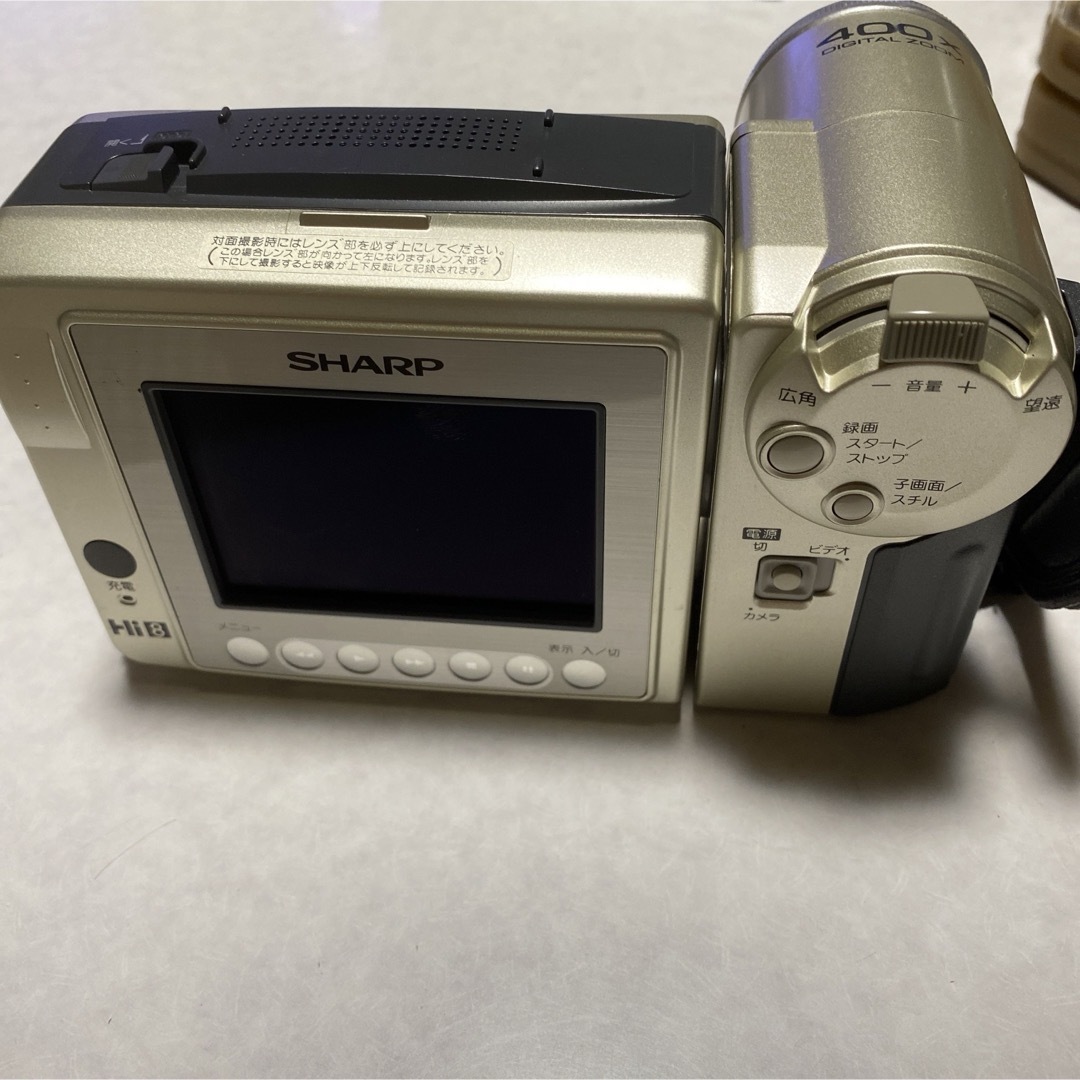 SHARP - 動作品 SHARP VideoHi8 ビデオカメラ VL-EH500 ③の通販 by