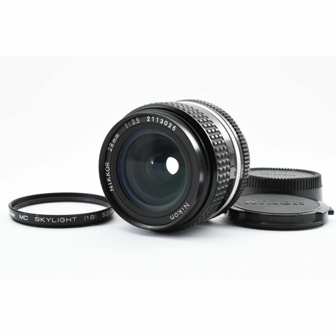 超美品 NIKON AI-S NIKKOR 28㎜ f3.5 MF Y971