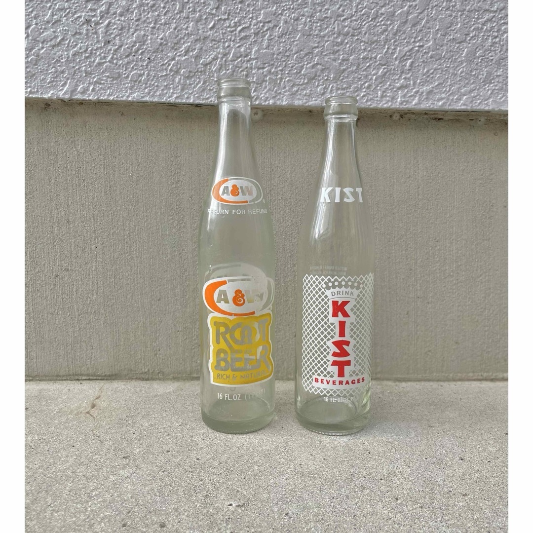 VINTAGE♡アンティーク瓶2本セット♡レトロヴィンテージの通販 by