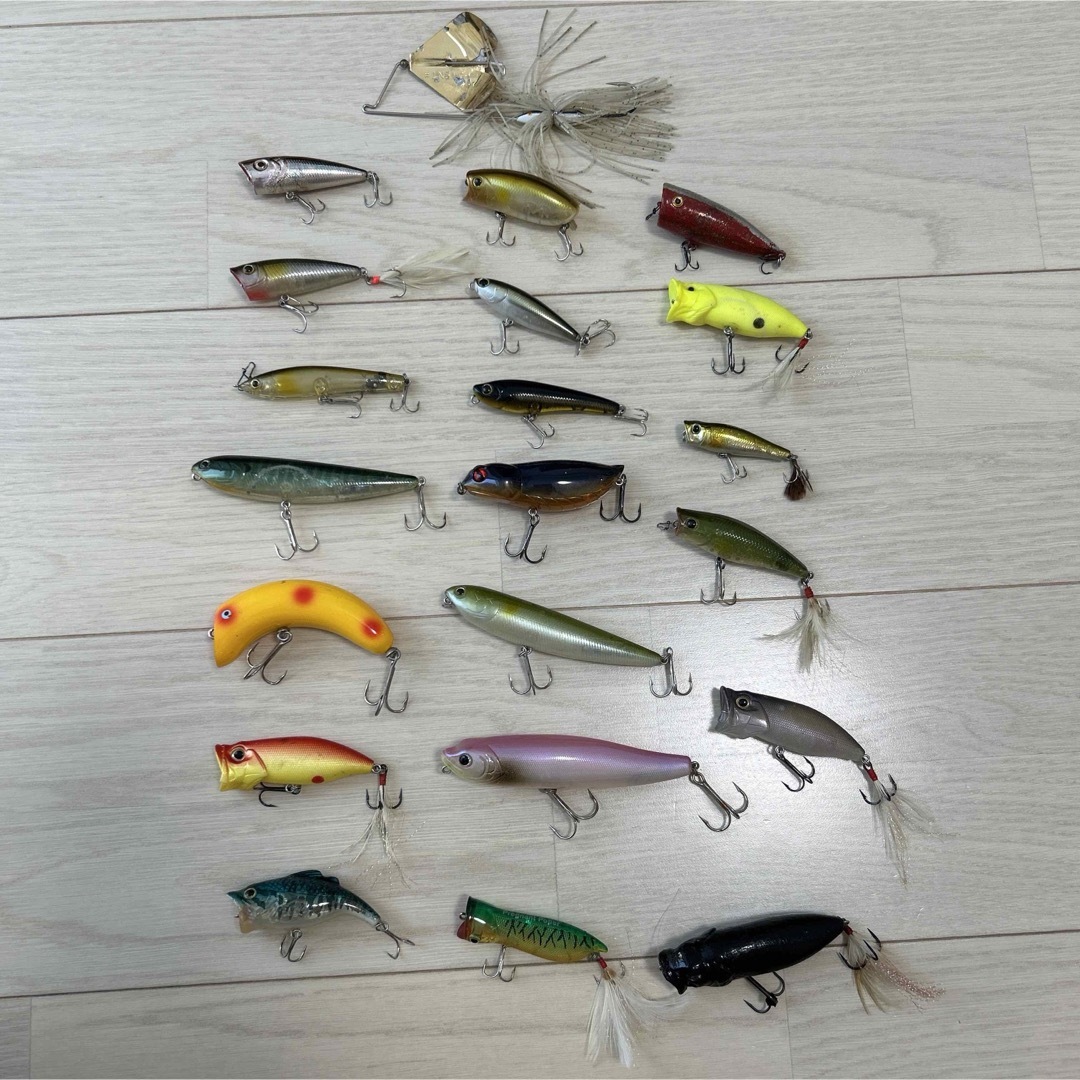 バス釣り引退セット、No．9トップルアー バス釣り引退セット トップ