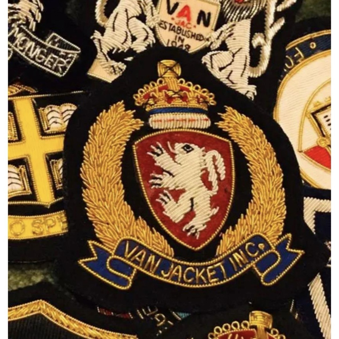 VAN Jacket - 希少！VAN JACKETヴィンテージ獅子ブレザーエンブレム