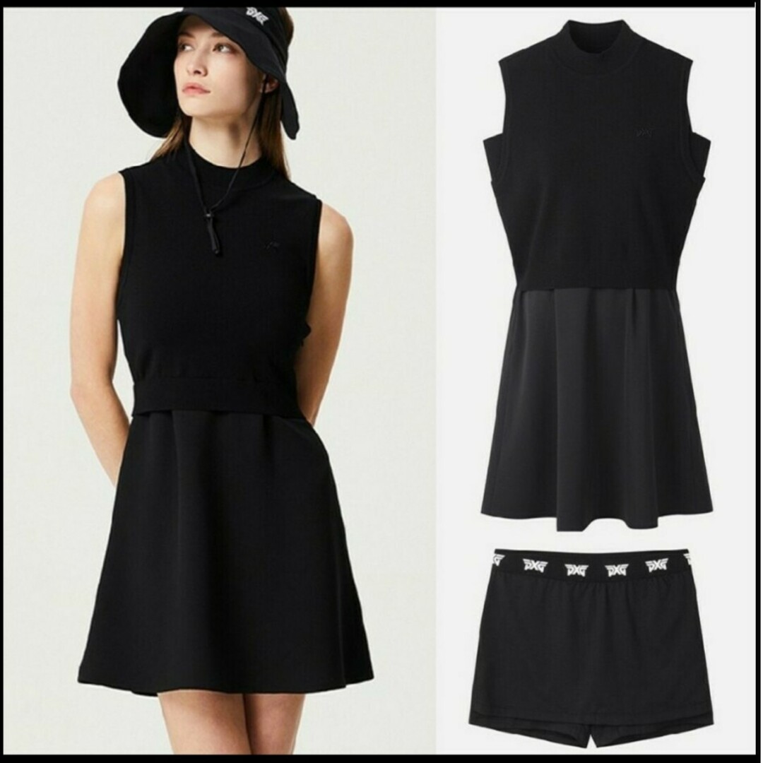 PXG PXG ゴルフウェア レディース ワンピース 袖なしワンピース ゴルフ