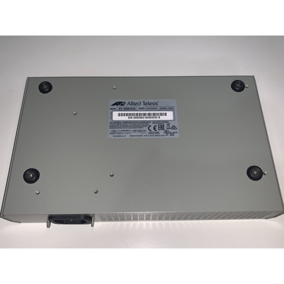 Allied Telesis - Allied Telesis AT-GS910/8 8ポート スイッチング