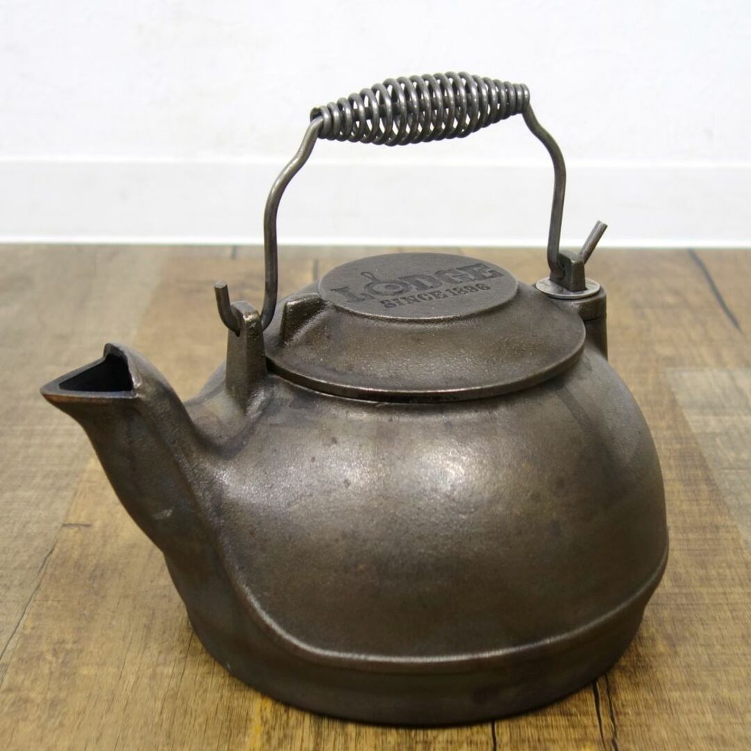 ロッジ LODGE 廃盤 ビンテージ ティーケトル 2TK2 鉄 鋳物 やかん