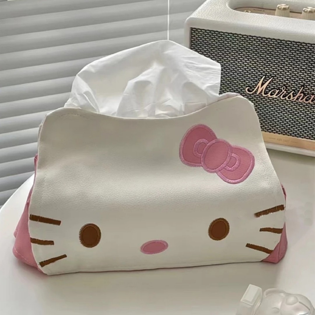ハローキティ 顔型 ティッシュケース サンリオ キティちゃん
