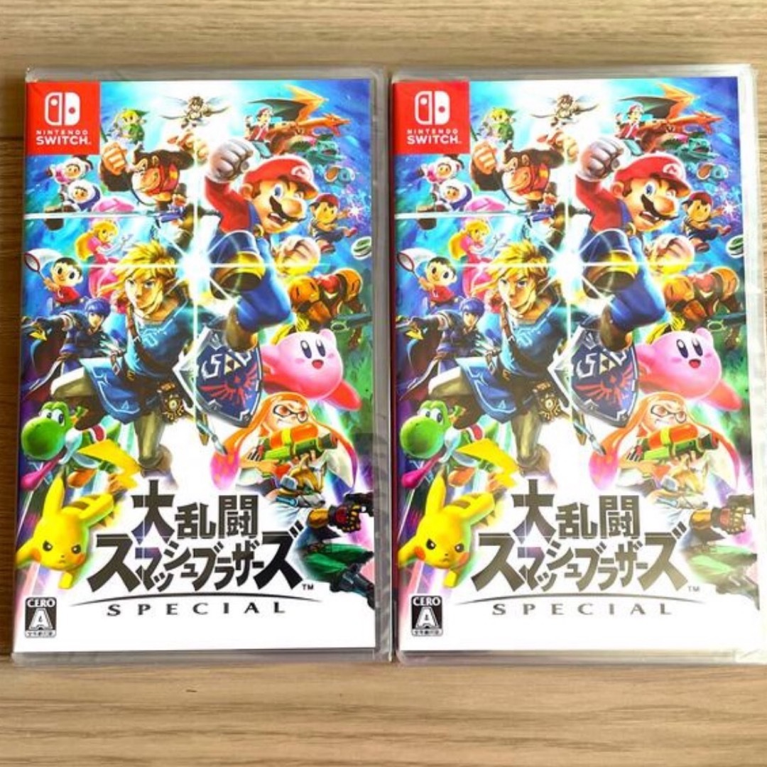 シュリンク付き！大乱闘スマッシュブラザーズ【新品2本セット】の通販