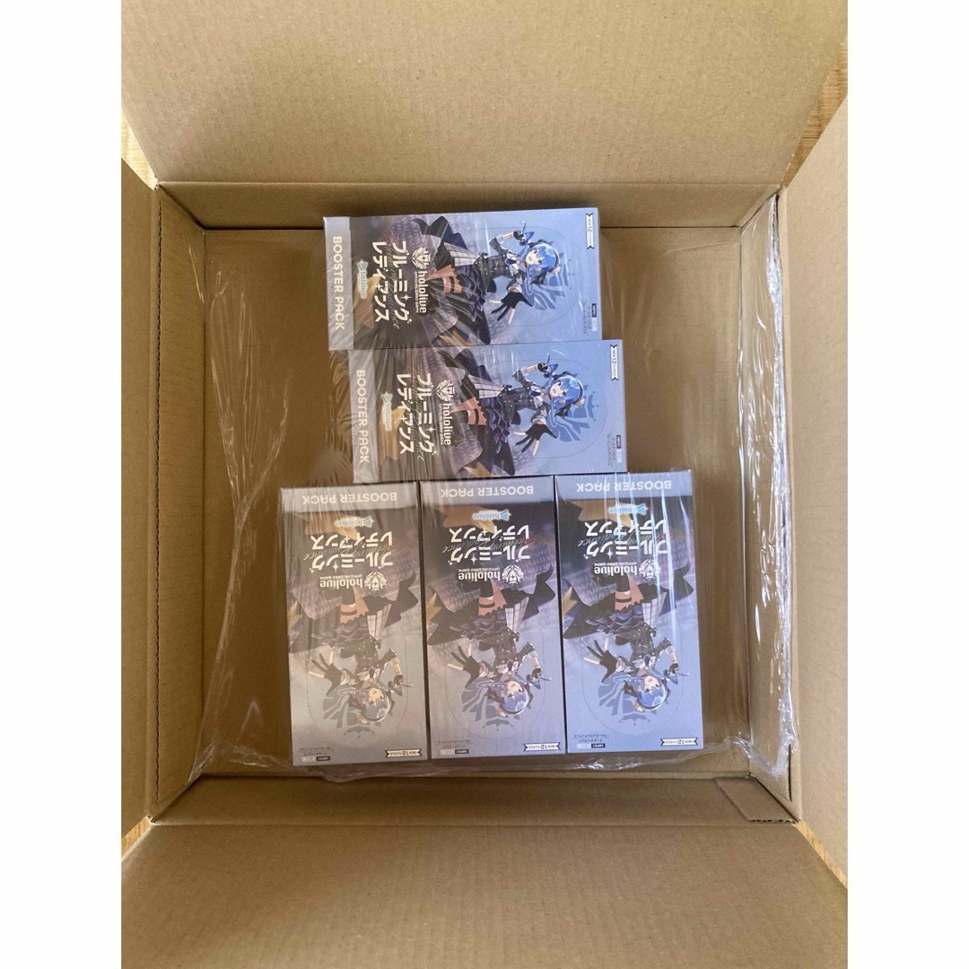 新品未開封シュリンク付き ホロライブ ブルーミングレディアンス 5BOX