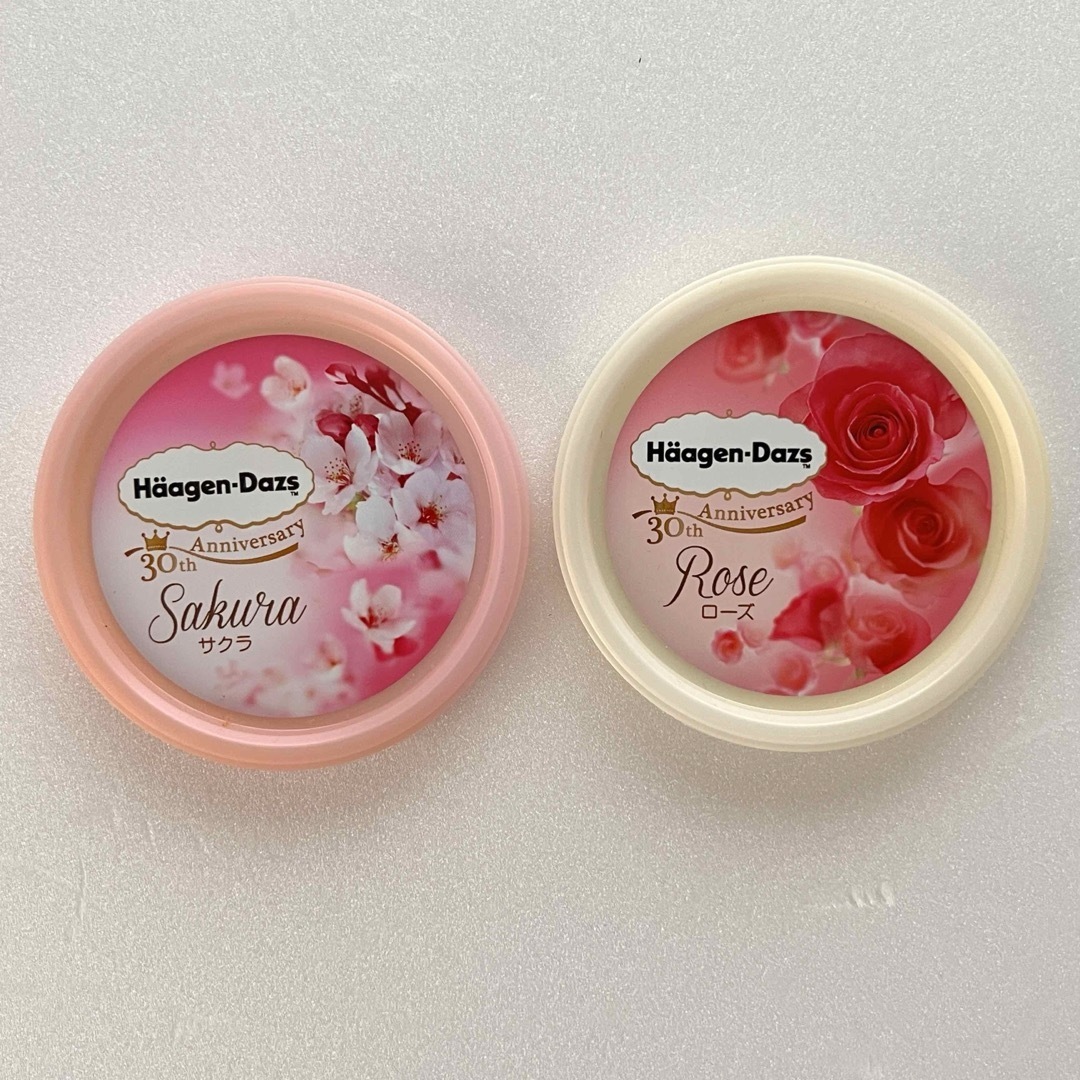 Haagen-Dazs - レア ハーゲンダッツ蓋 30th Anniversary サクラ ローズ