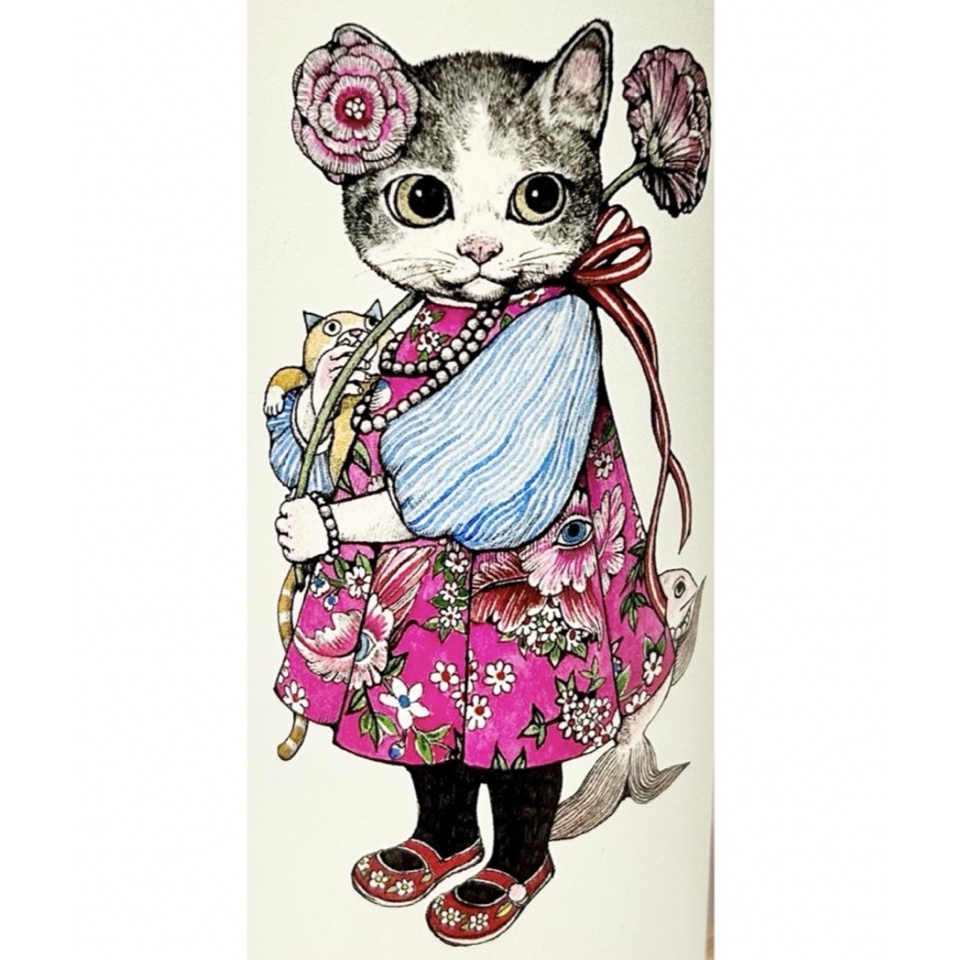 ヒグチユウコ - ヒグチユウコ 新品 台湾限定 サーモボトル 両面 猫