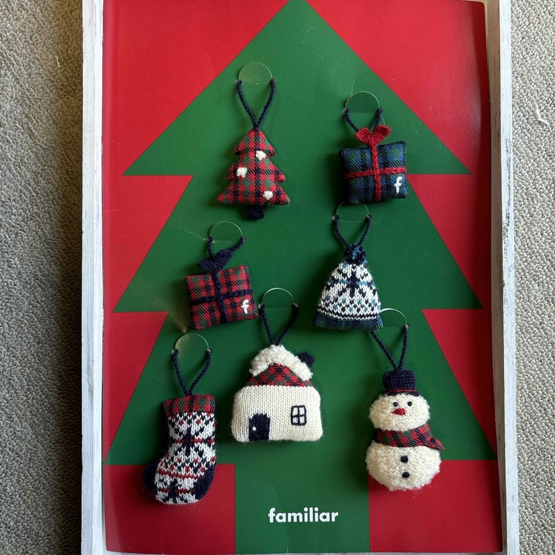 familiar - ファミリア クリスマス オーナメント 7点の通販 by noa's