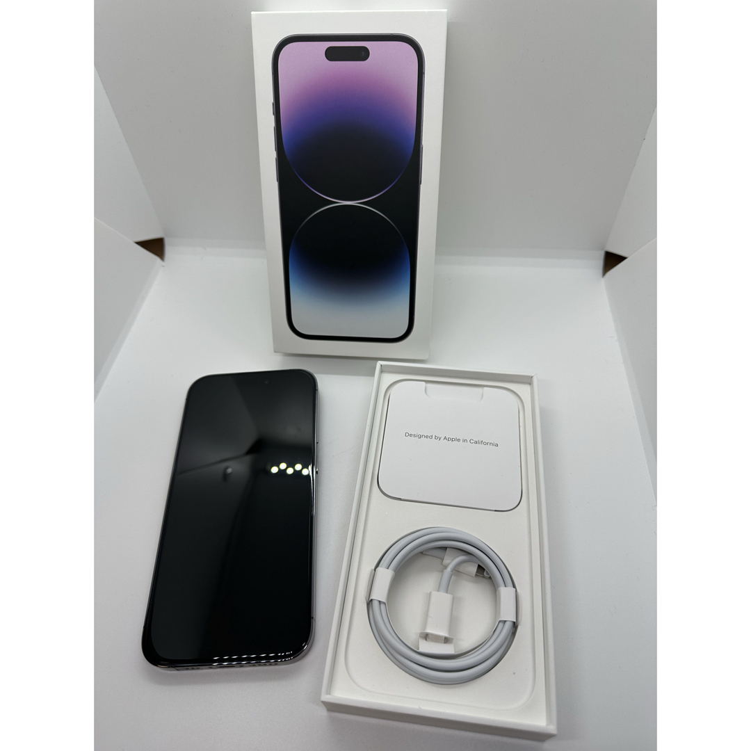 iPhone - 14 Pro 256gbディープパープル Simフリーの通販 by しょーっ