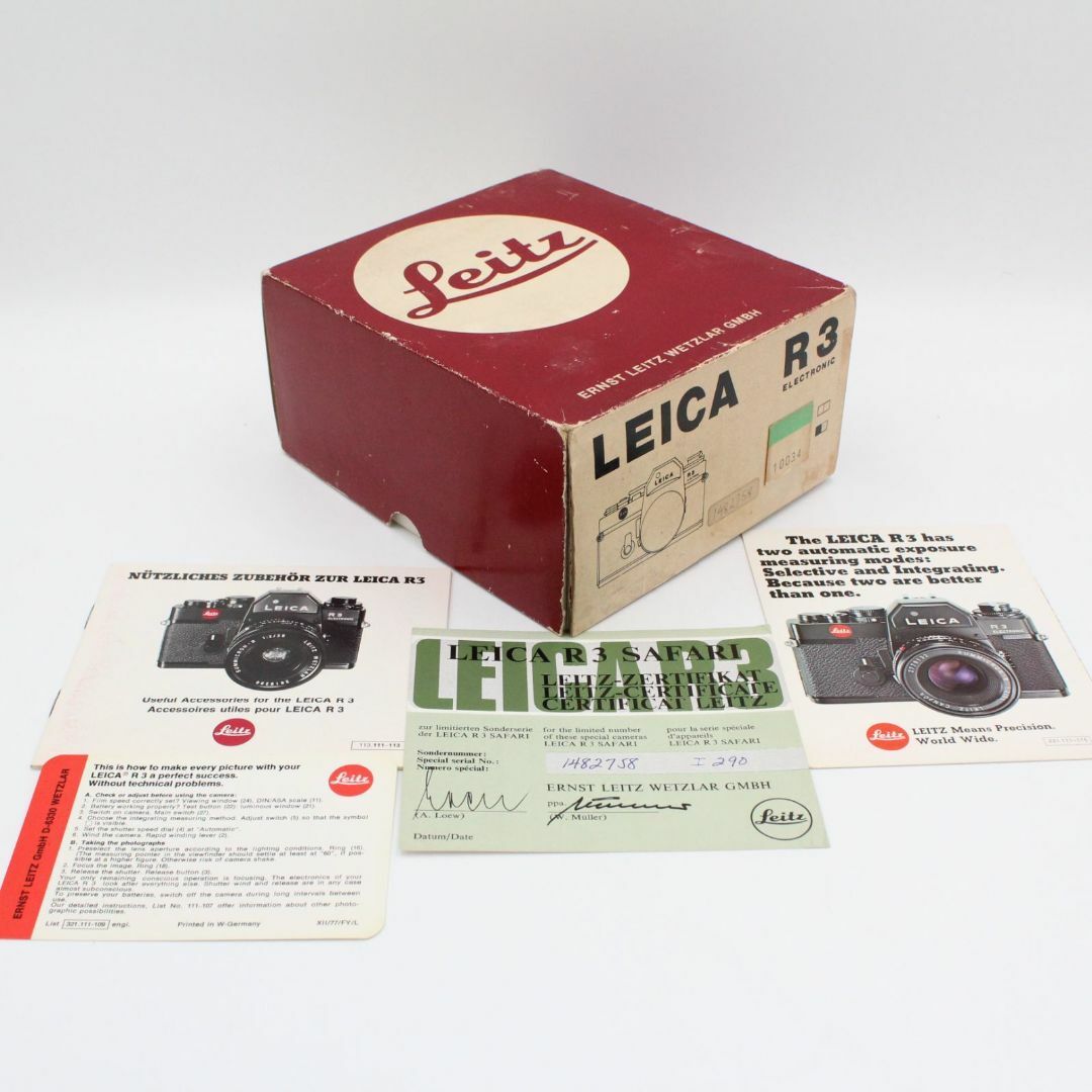 LEICA - ☆美品☆ LEICA ライカ R3 ELECTRONIC Safari サファリの通販