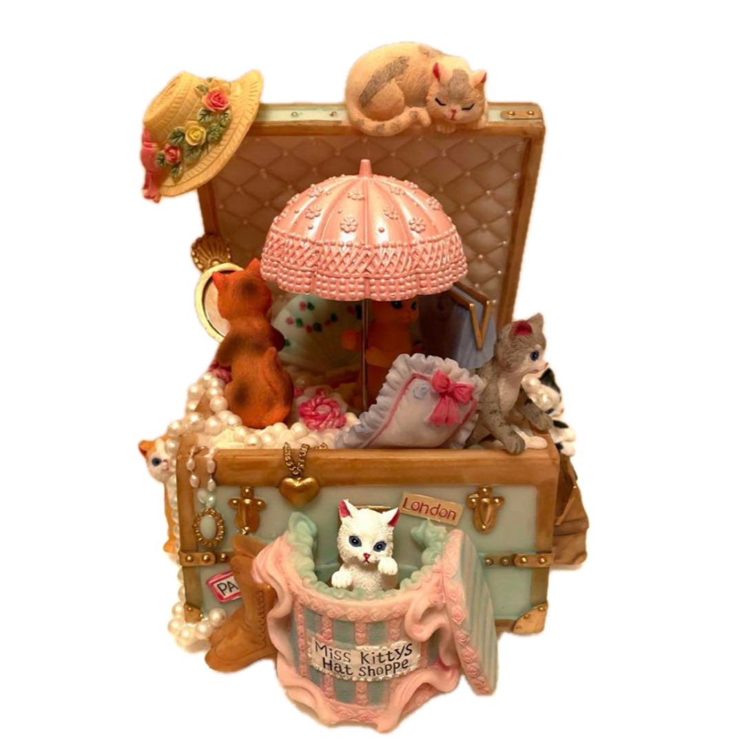 ◎オルゴール ネコちゃん 天空の城デザイン 【公式通販】